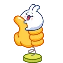 Chappy Bunny 스티커