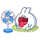 Chappy Bunny 스티커