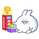 Chappy Bunny 스티커