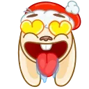 Christmas Bunny 스티커