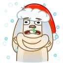 Christmas Bunny 스티커