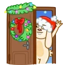 Christmas Bunny 스티커