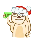 Christmas Bunny 스티커