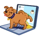 Сhristmas Dogs 스티커