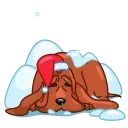 Сhristmas Dogs 스티커