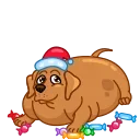 Сhristmas Dogs 스티커