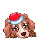 Сhristmas Dogs 스티커