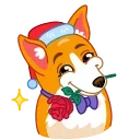 Сhristmas Dogs 스티커