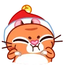 Christmas Tiger 스티커