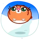 Christmas Tiger 스티커