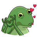 Concerned Froge 스티커