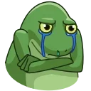 Concerned Froge 스티커
