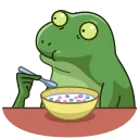 Concerned Froge 스티커