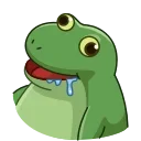 Concerned Froge 스티커