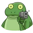 Concerned Froge 스티커