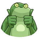 Concerned Froge 스티커