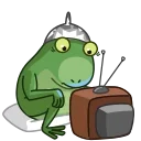 Concerned Froge 스티커