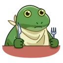 Concerned Froge 스티커