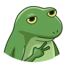 Concerned Froge 스티커
