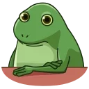 Concerned Froge 스티커