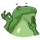 Concerned Froge 스티커
