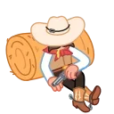 Cowboy 스티커