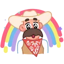 Cowboy 스티커