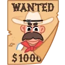 Cowboy 스티커