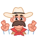Cowboy 스티커