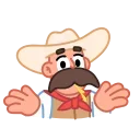 Cowboy 스티커