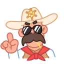 Cowboy 스티커