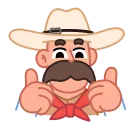 Cowboy 스티커