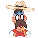 Cowboy 스티커