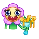 Crazy Daisy 스티커
