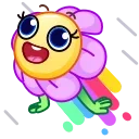 Crazy Daisy 스티커