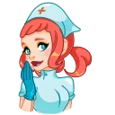 Cute Nurse 스티커