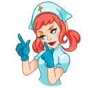 Cute Nurse 스티커