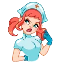 Cute Nurse 스티커