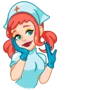 Cute Nurse 스티커