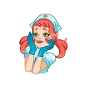Cute Nurse 스티커
