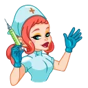 Cute Nurse 스티커
