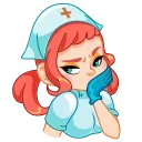 Cute Nurse 스티커
