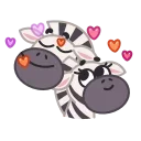 Debra Zebra 스티커