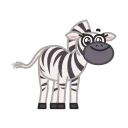 Debra Zebra 스티커