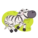 Debra Zebra 스티커