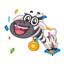 Debra Zebra 스티커