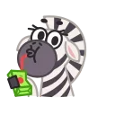 Debra Zebra 스티커