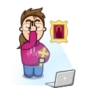 Dev 스티커