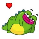 Din the Dino 스티커