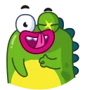 Din the Dino 스티커